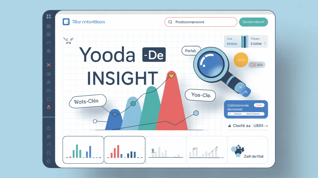 interface yooda insight seo graphique mots-clés