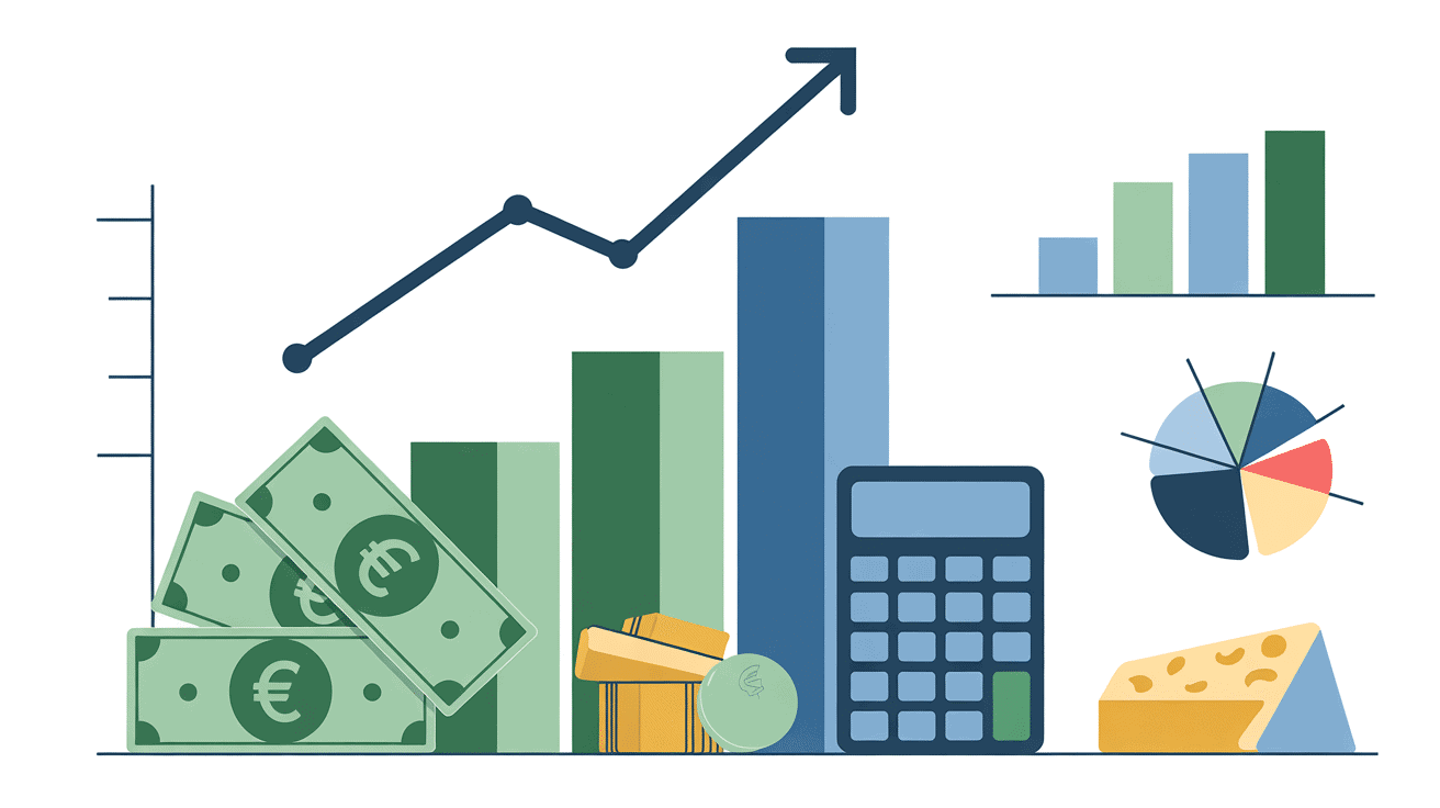 Graphique revenus agent immobilier salaire fixe commissions