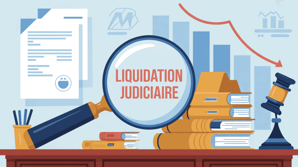 Illustration comment savoir si une entreprise est en liquidation judiciaire