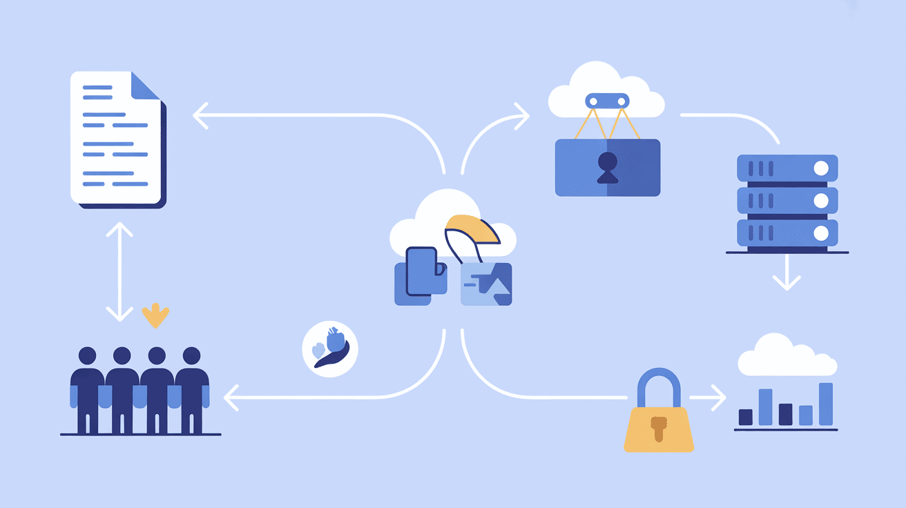 Étapes projet développement SaaS sur mesure illustration