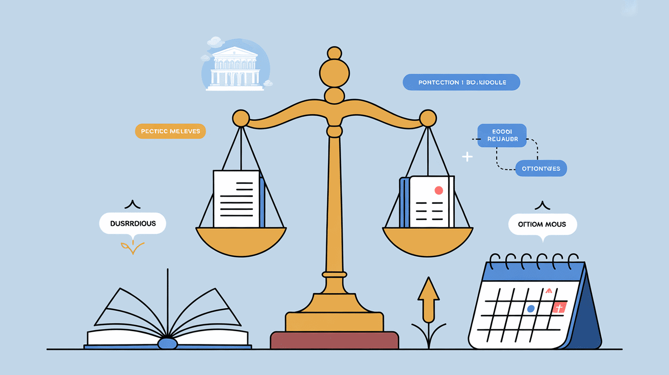Injonction de payer huissier balance justice options droits