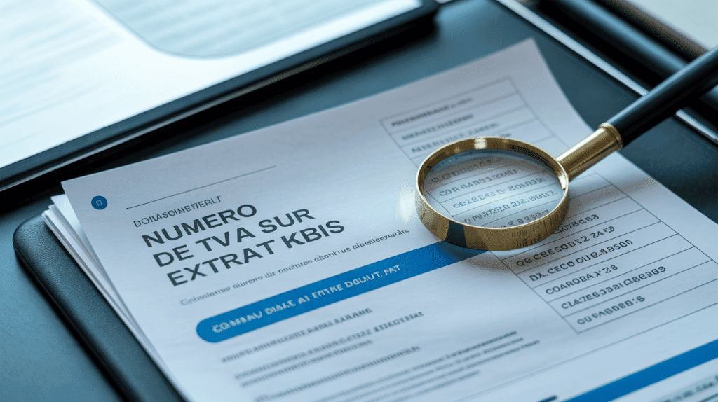 où se trouve le numéro de tva sur un kbis document officiel loupe