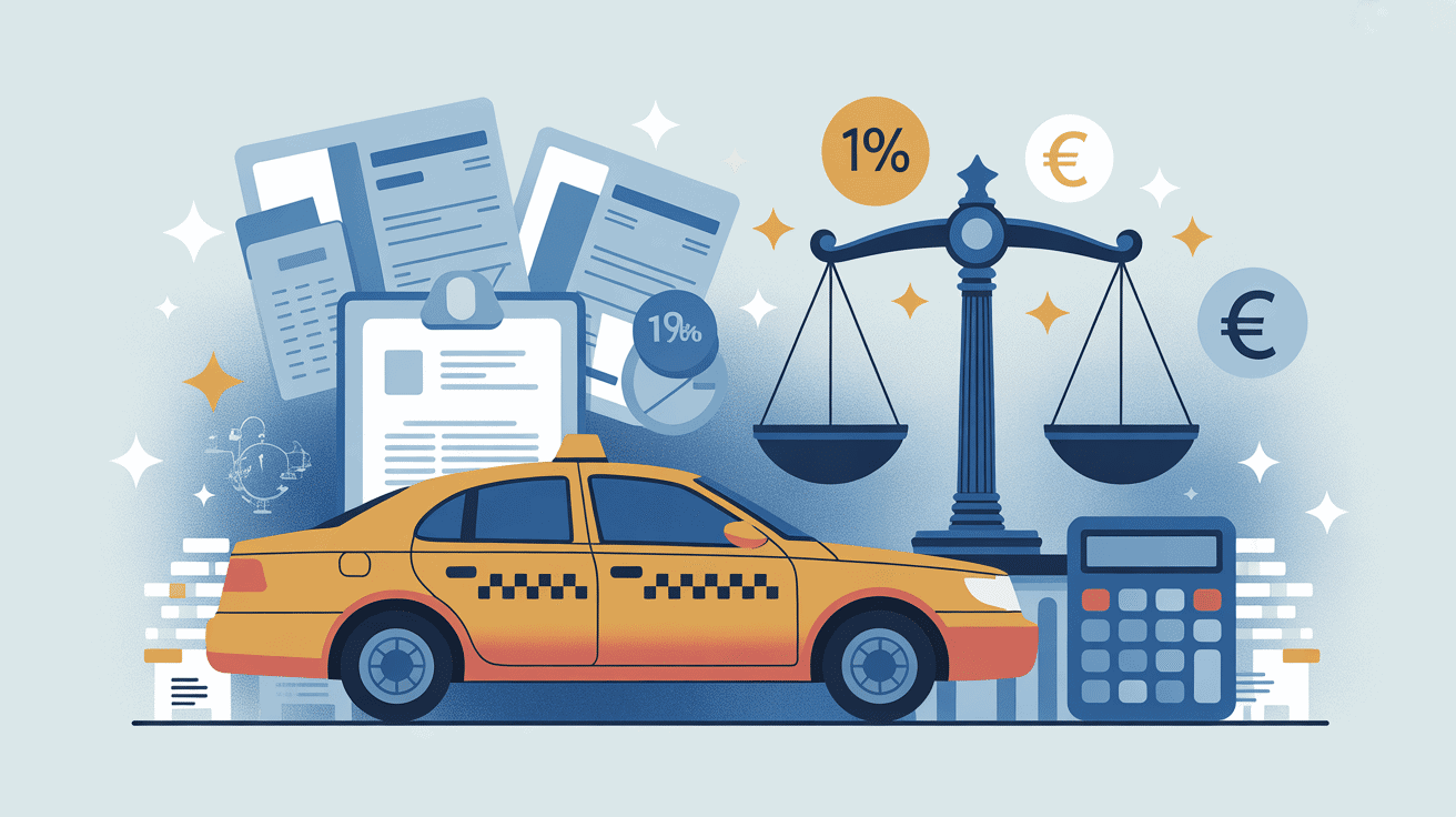 TVA pour les taxis grands principes illustration fiscalité