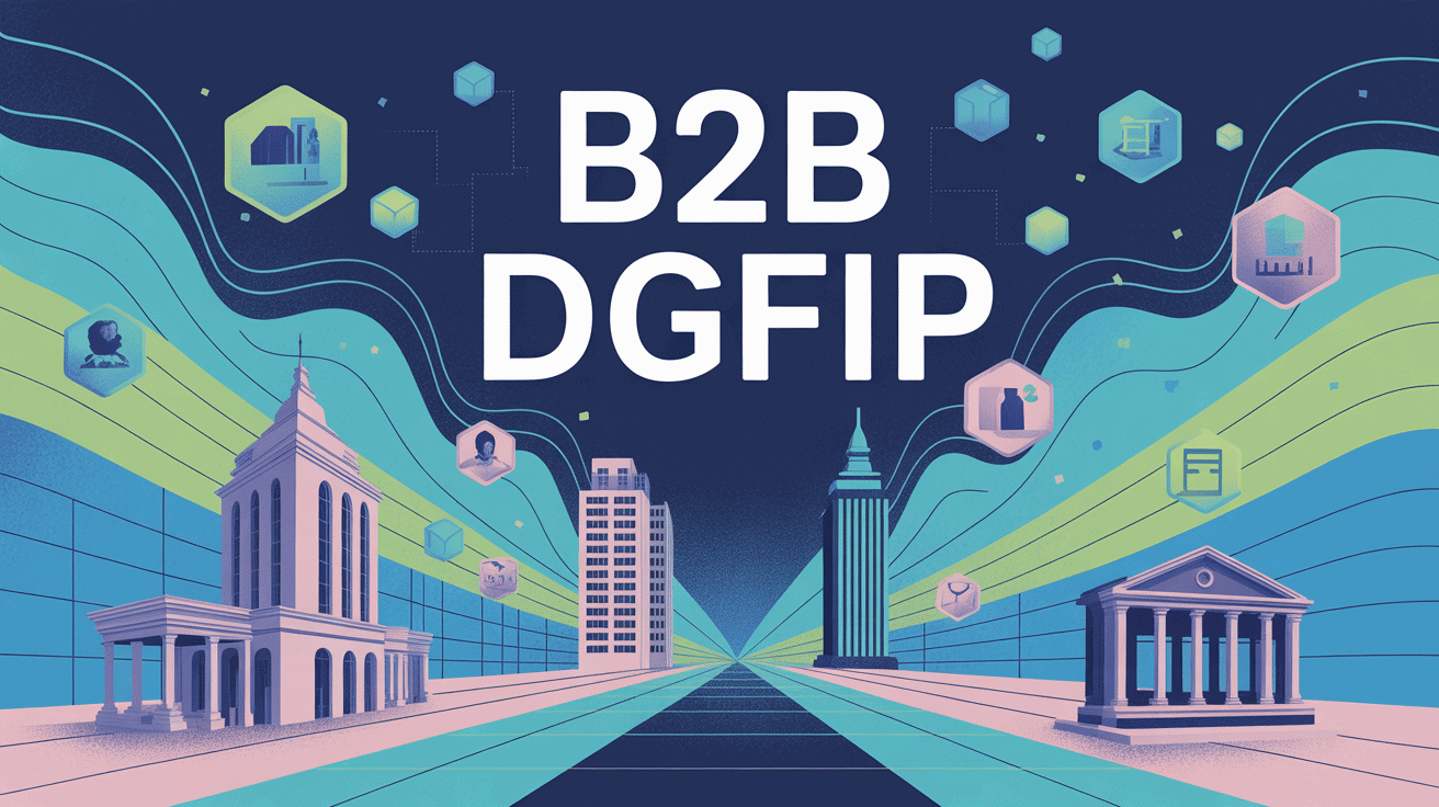 illustration connexion numérique b2b dgfip entreprise administration