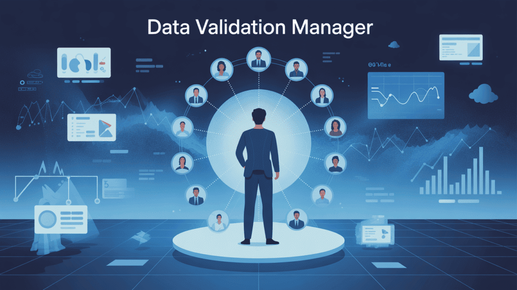 Illustration data validation manager rôle stratégique organisation