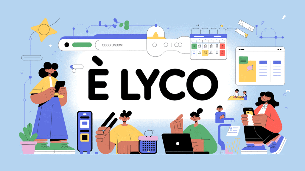 illustration e lyco plateforme educative élèves parents enseignants