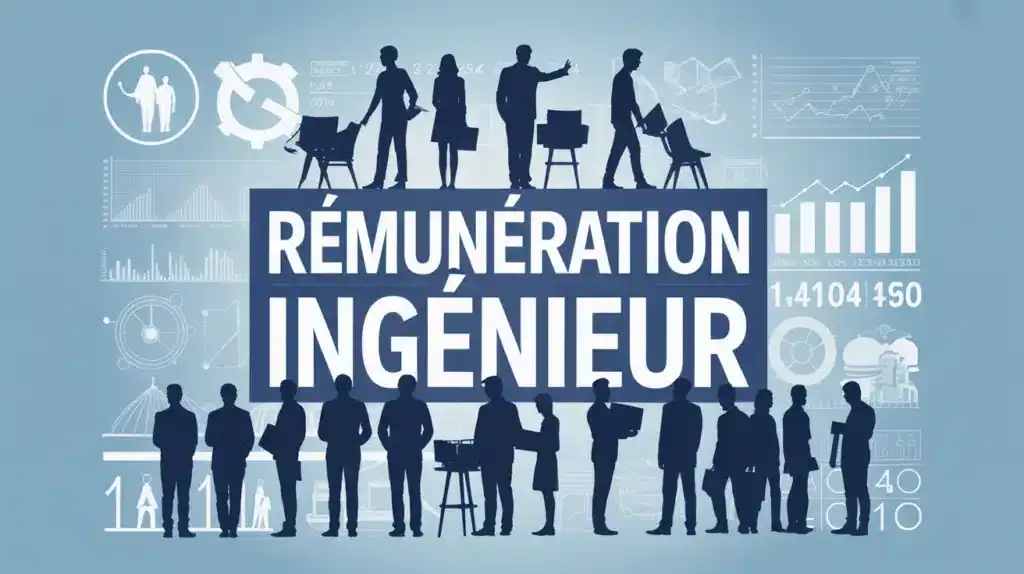 Illustration vectorielle sur la rémunération ingénieur en France