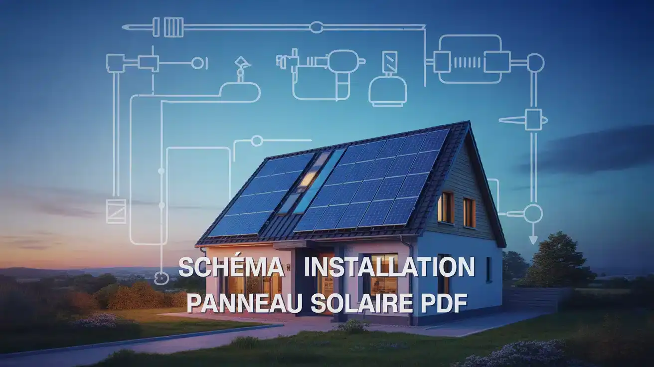 schéma installation panneau solaire PDF maison avec câblage simplifié