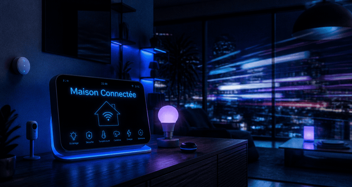 domotique définition salon connecté nuit