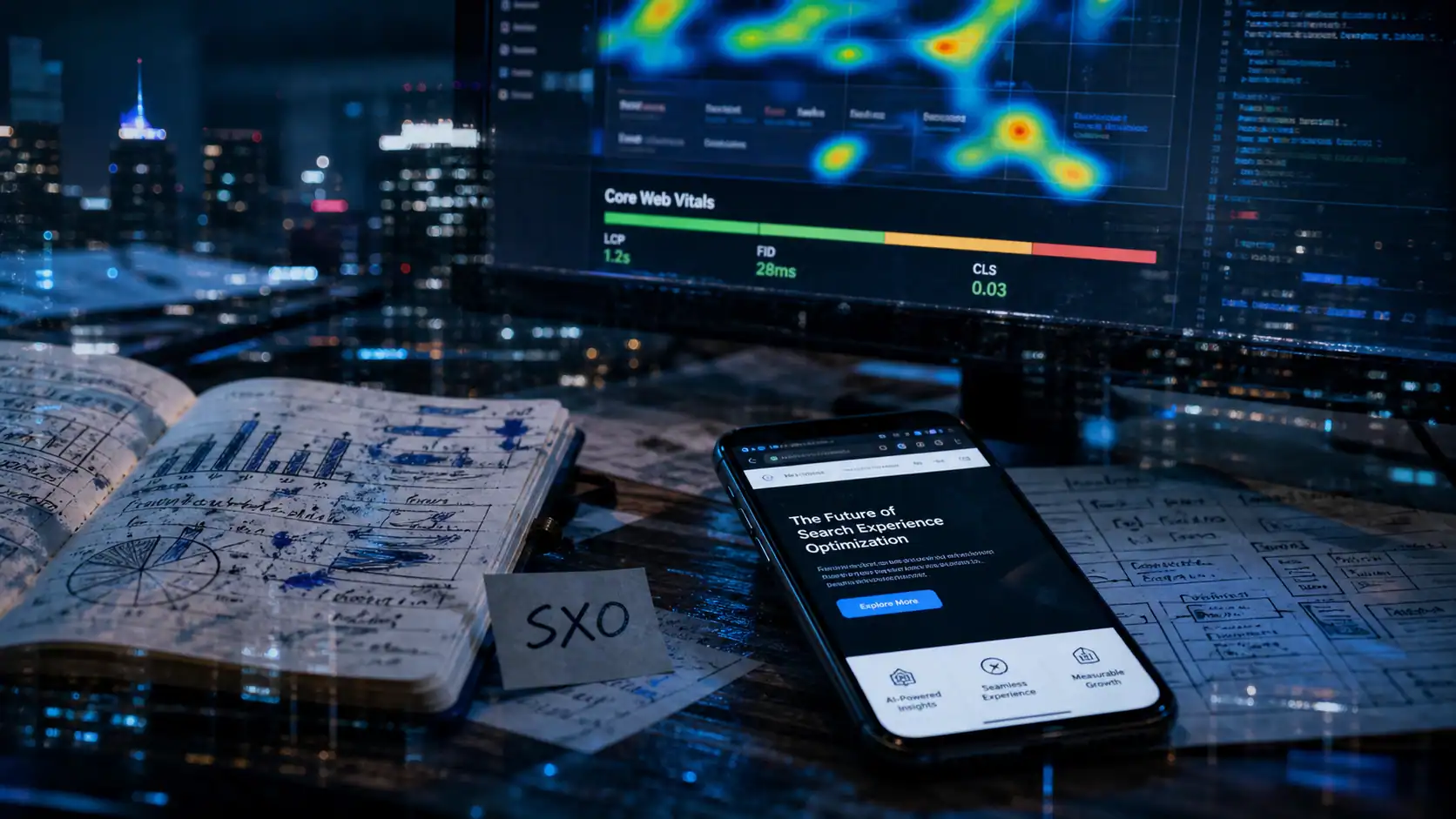 SEO UX : heatmap et Core Web Vitals, navigation fluide