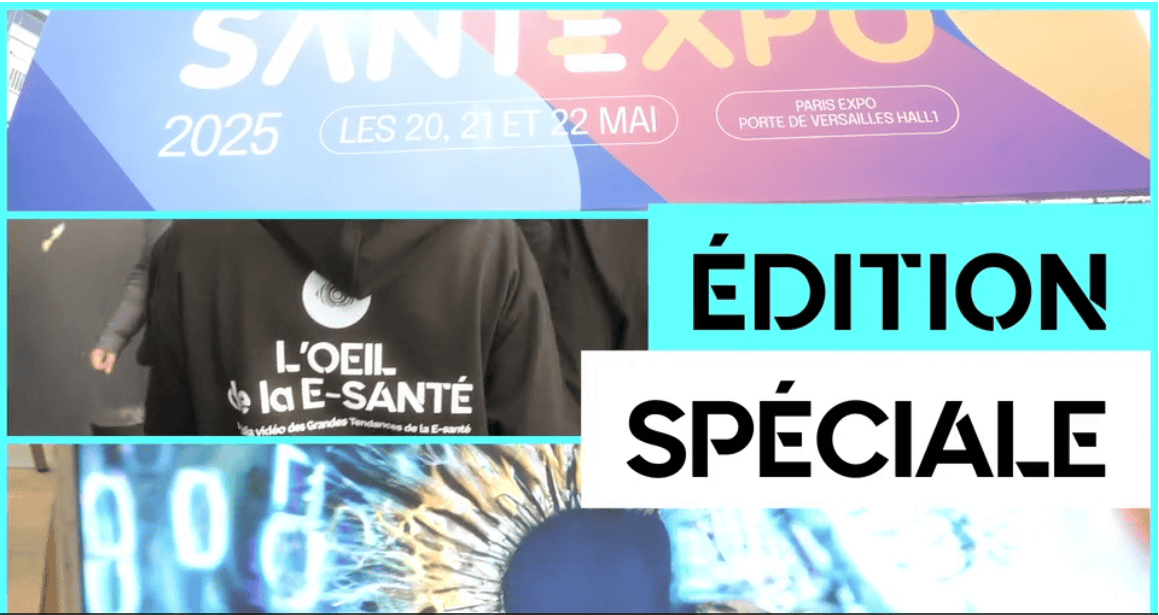 edition spéciale oeil de la e-santé. capture d'écran de la vidéo pour illustrer l'article
