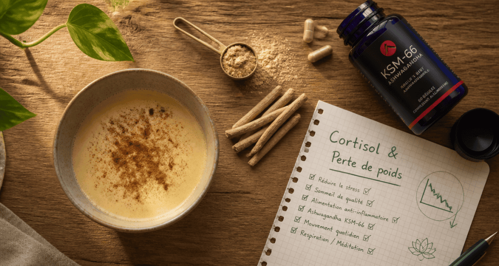 ashwagandha perte de poids table