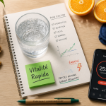 comment avoir de l energie rapidement bureau verre eau fruits noix