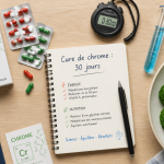 cure de chrome combien de temps, compléments et alimentation