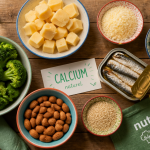 Quel aliment contient du calcium assiette brocoli fromage sardines
