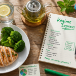 regime rapide et efficace assiette poulet brocolis pamplemousse