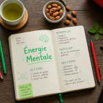retrouver de l energie mentale carnet bureau
