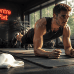 ventre plat et abdos exercice planche salle de sport