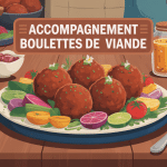 accompagnement boulette de viande grande table conviviale accompagnements variés