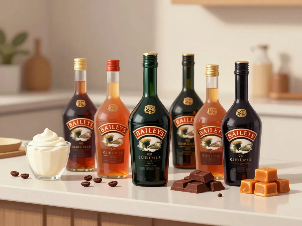 baileys bouteilles différentes ingrédients principaux