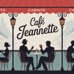 Illustration Café Jeannette brasserie parisienne emblématique