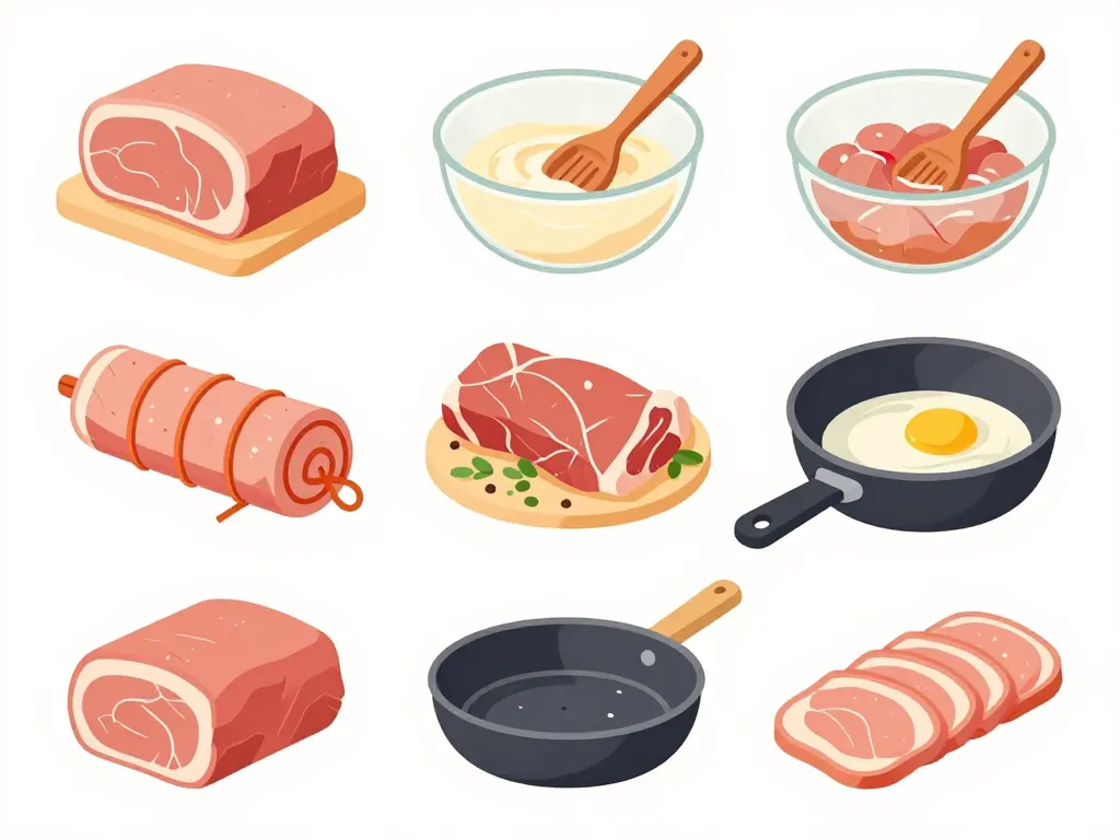 etapes preparation galantine de porc maison