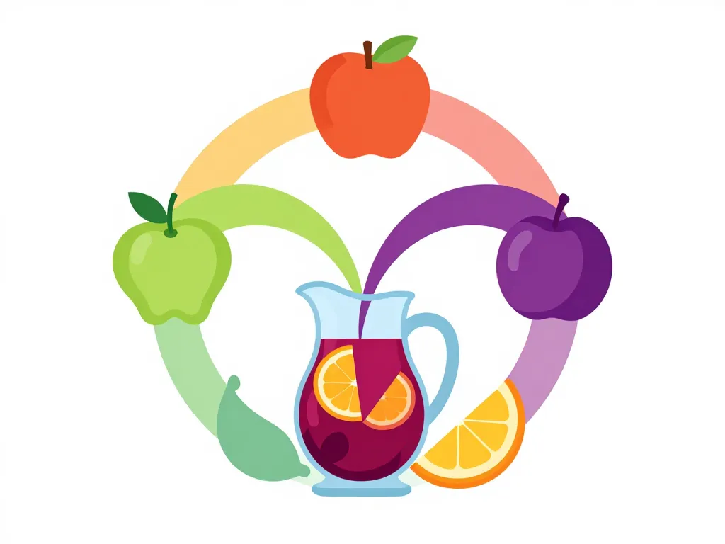 schema équilibre vin fruits sucre quel vin pour la sangria