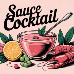 sauce cocktail recette maison dans un bol avec crevettes