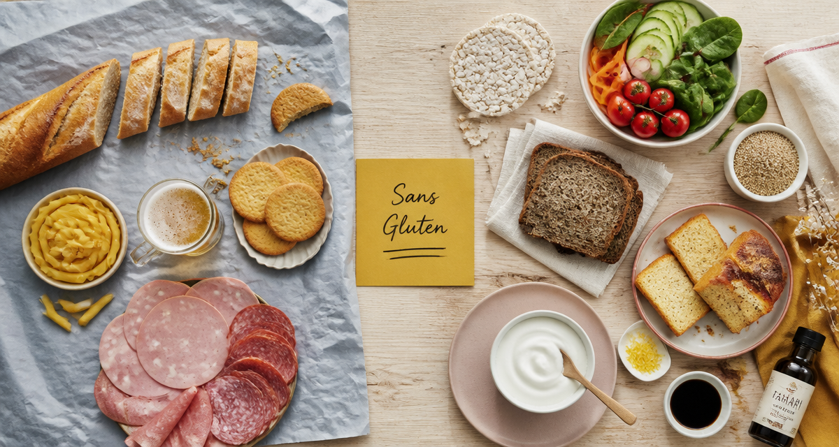 gluten aliments a eviter table aliments interdits alternatives sans gluten
