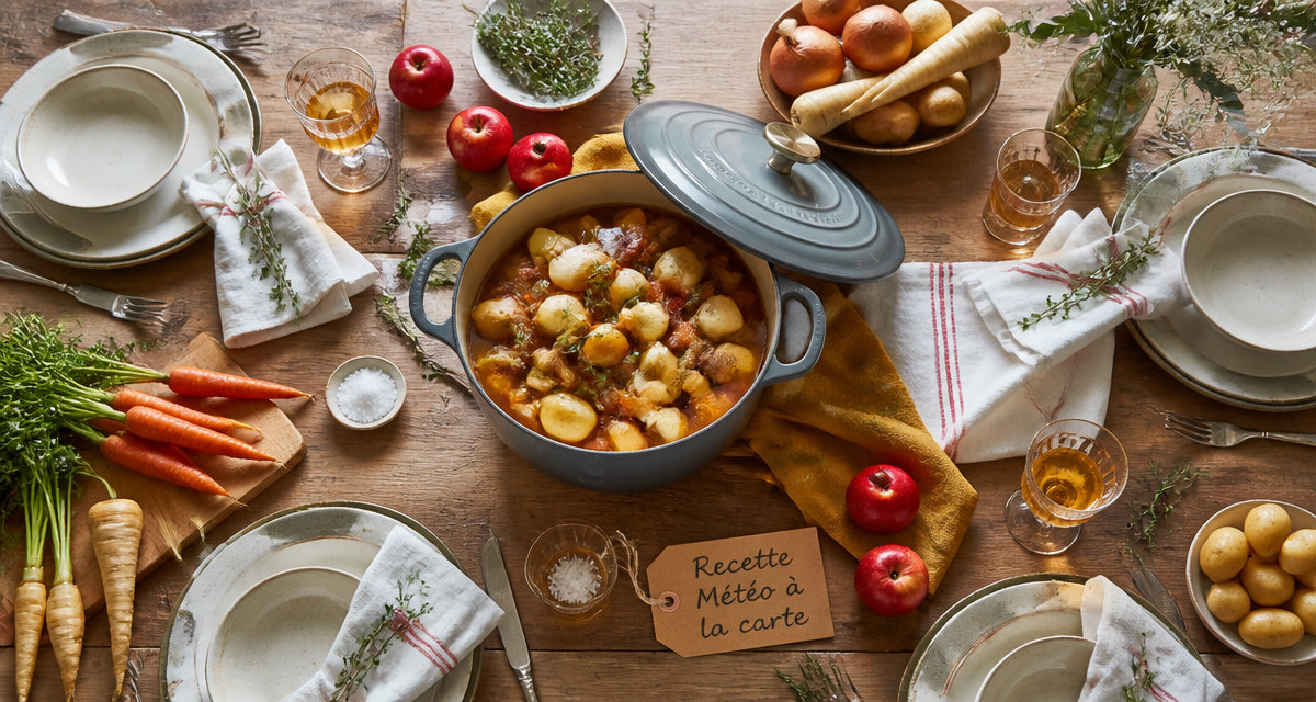 meteo a la carte recette saute de porc cidre legumes