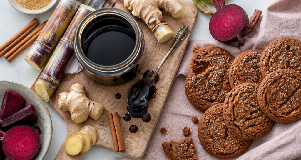 qu est ce que la melasse pot sirop canne betterave cookies