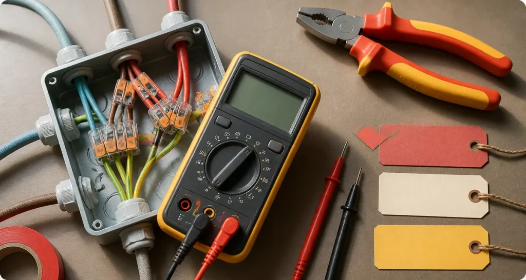 Cable electrique couleur : identifier phase neutre terre en sécurité