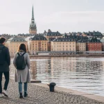 stockholm 3 jours couple sur quai gamla stan