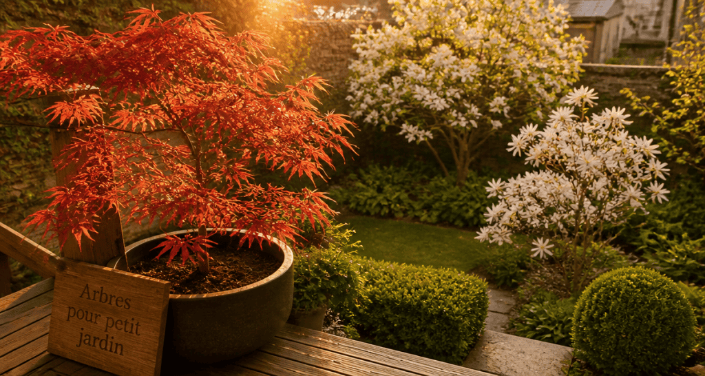 arbres pour petit jardin érable terrasse