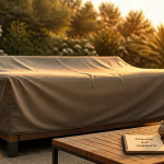 housse salon de jardin sur mesure sur mobilier extérieur