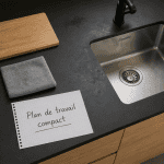plan de travail compact avis cuisine moderne