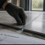carrelage joint de fractionnement pose en chantier