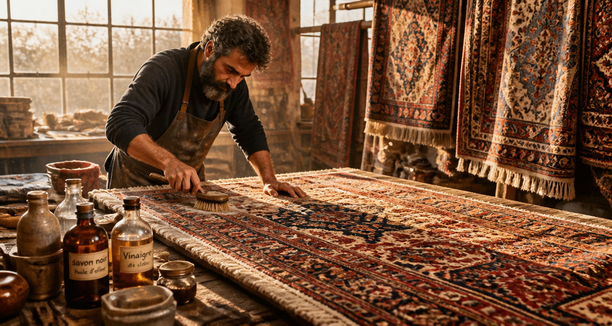 ou faire nettoyer un tapis artisan atelier