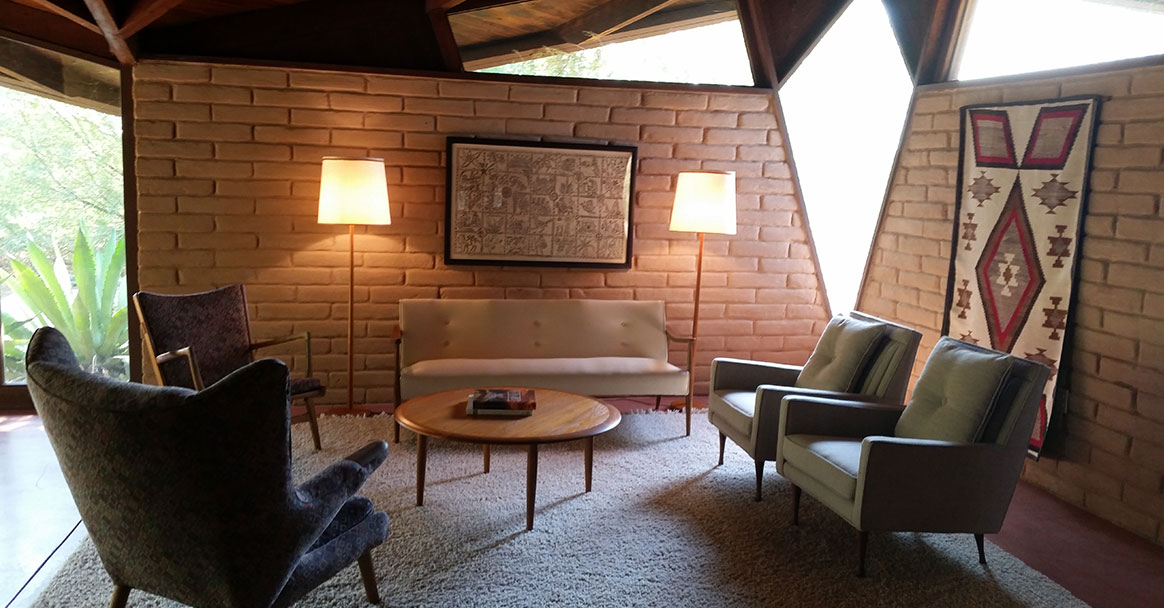 The interior of the historic O'Connor House includes period furniture, some from the O'Connor family.