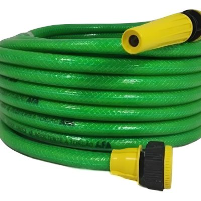 Manguera De Riego Reforzada Con Accesorios 10 M Trenzada