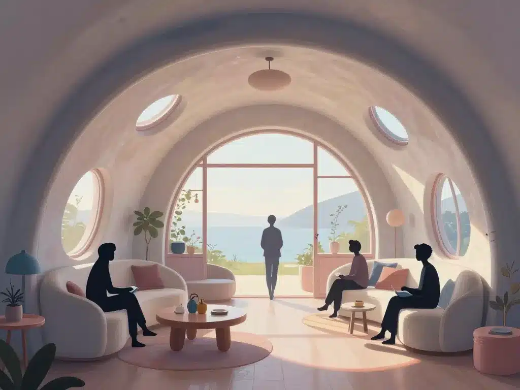 scène vie interieur maison coquille confort