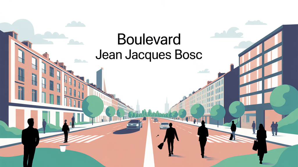 illustration boulevard jean jacques bosc transformation urbaine