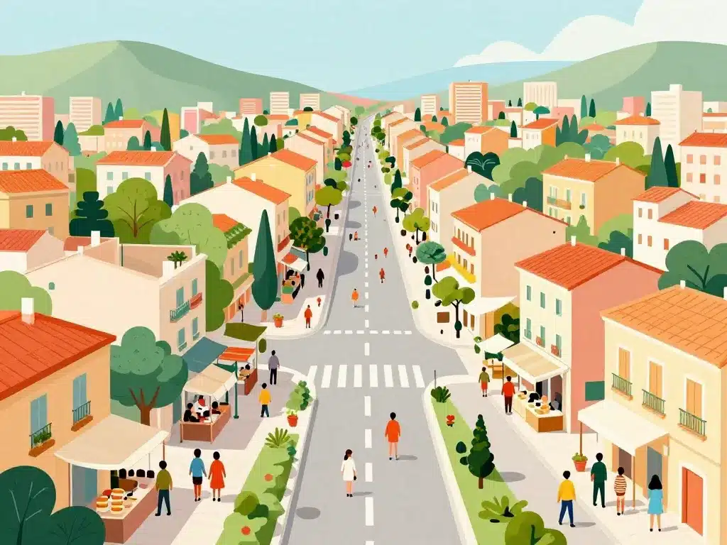 Ambiance de vie Cinq Avenues Marseille