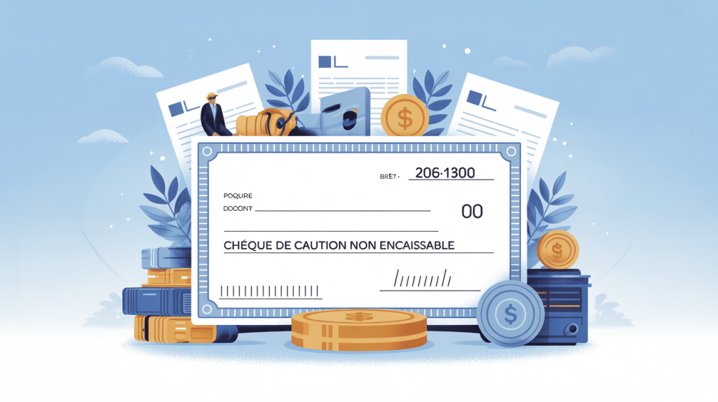 comment faire un chèque de caution non encaissable visuel principal
