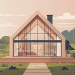 Construction maison en a avec grandes baies vitrées