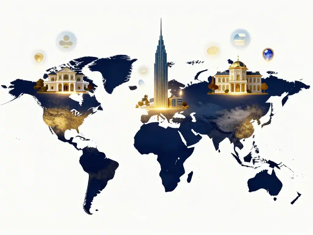 maison la plus chere du monde carte luxe mondiale