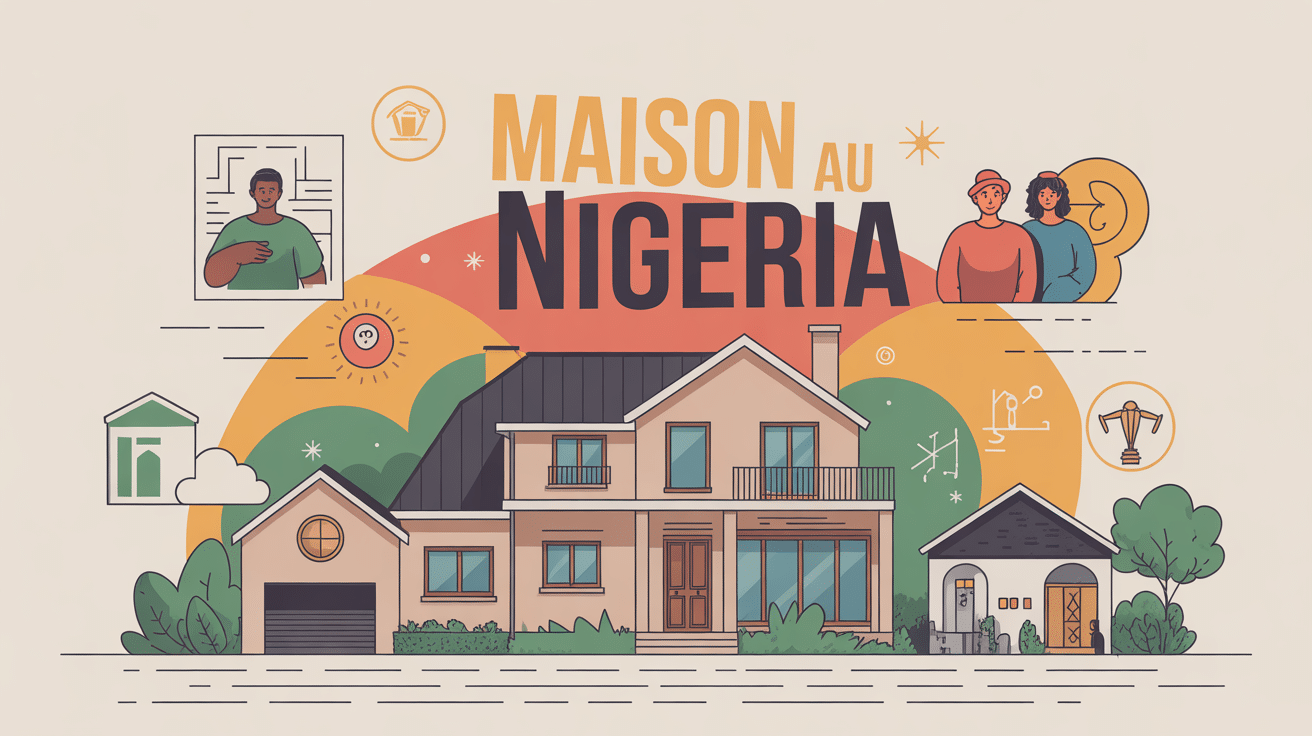illustration achat construction investissement nigeria maison