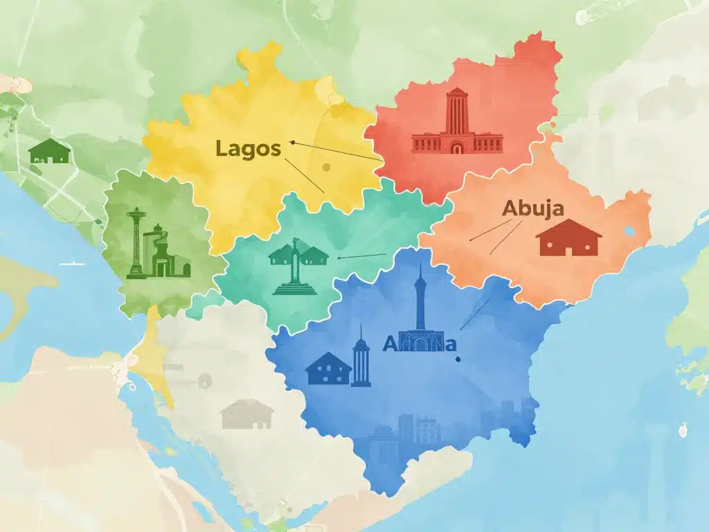 carte choix localisation nigeria maison