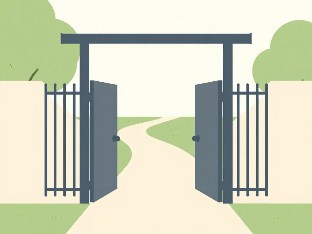 peut-on fermer une servitude de passage portail clôture accès ouvert