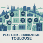 plan local d'urbanisme toulouse visuel carte urbaine bâtiments et règles